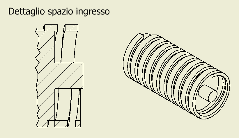 Dettaglio spazio ingresso